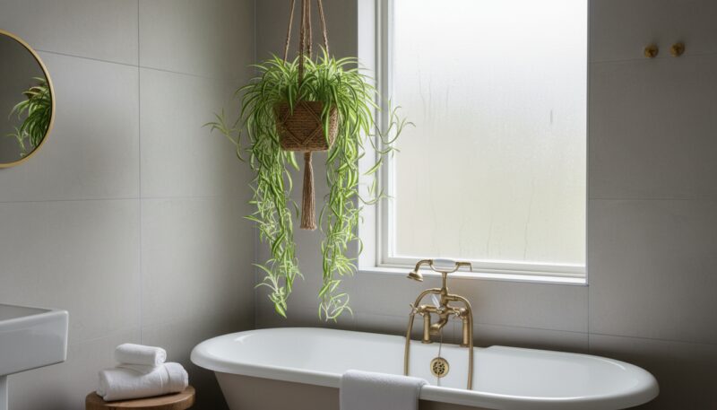 hlorofitum biljka za kupatilo