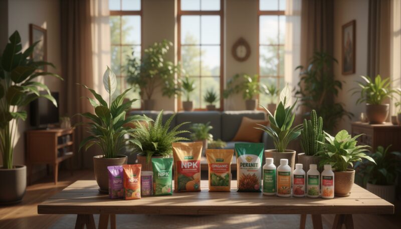 vrste prihrane za sobne biljke